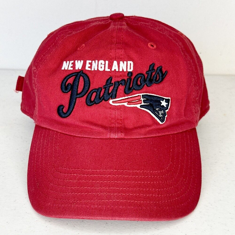 Rare 47 Brand New England‎ Patriots Embroidered NFL Red Adjustable Hat